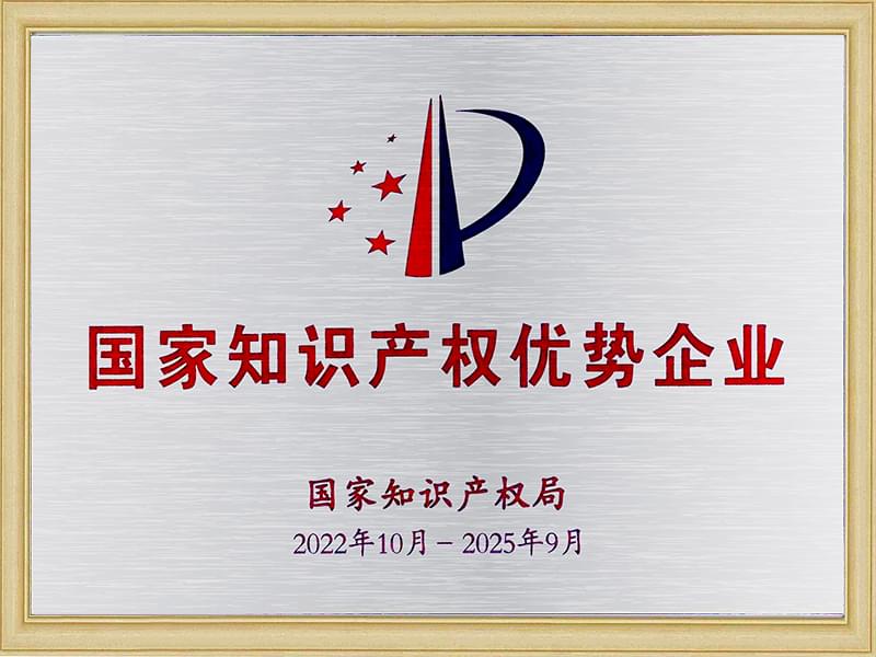 德曼被授予國家知識產(chǎn)權(quán)優(yōu)勢企業(yè)